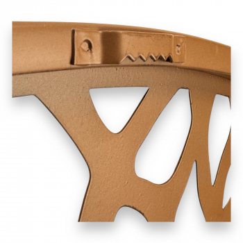 Preview: Lebensbaum Wandbild aus Metall Ø 90 cm – Moderne Wanddeko für Innen & Außen